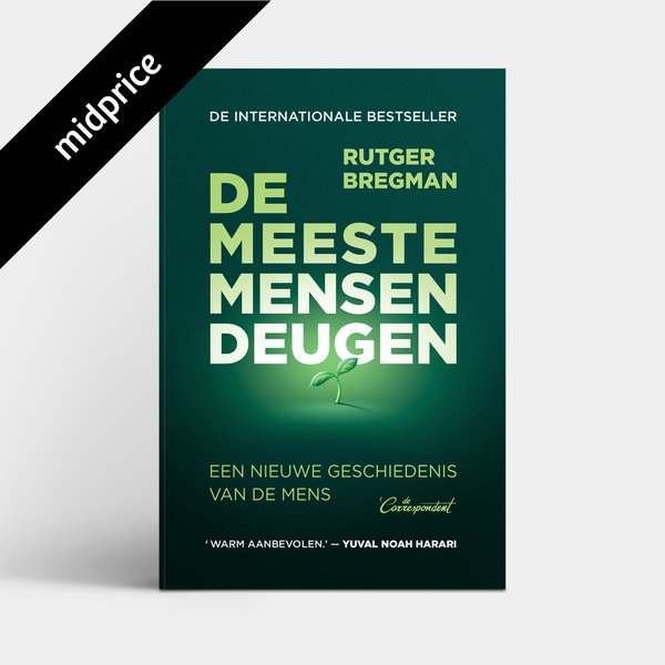 De meeste mensen deugen – Rutger Bregman | Bestseller over menselijkheid
